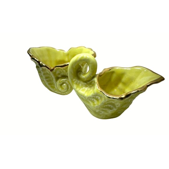 Vintage Set of Texas Souveniour Sea Themed Small Ceramic Sugar Bowl and Creamer - Picture 5 of 7